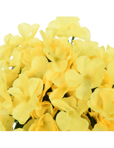 Ghirlande Fiori Artificiali 3 pz Giallo 85cm