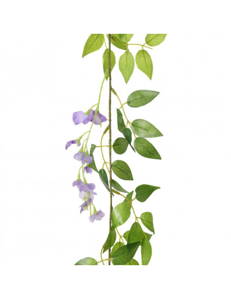 Ghirlande Fiori Artificiali 6 pz Viola 200cm
