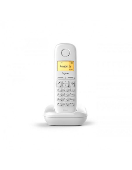 Gigaset A170 Analog/DECT telephone Bianco Identificatore di chiamata