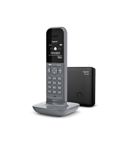 Gigaset CL390 Telefono analogico/DECT Identificatore di chiamata Grigio