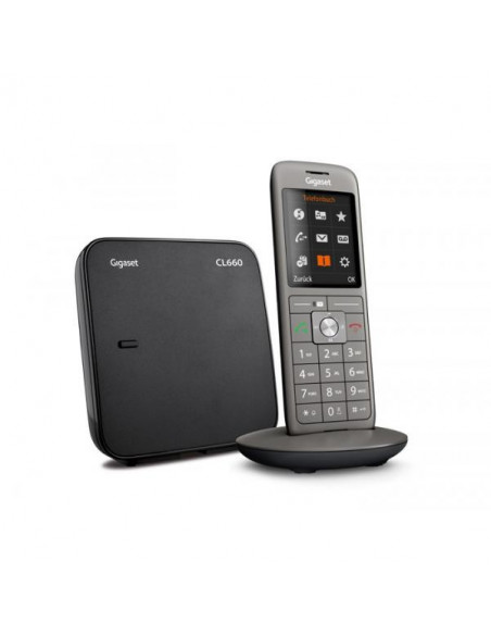 Gigaset CL660 Telefono analogico/DECT Antracite Identificatore di chiamata