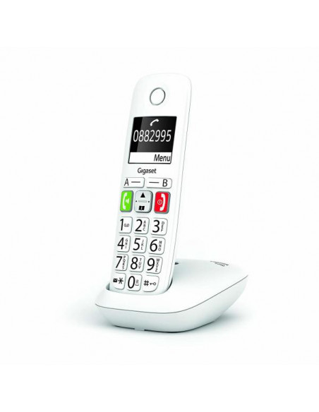 Gigaset E290 Telefono analogico/DECT Bianco Identificatore di chiamata