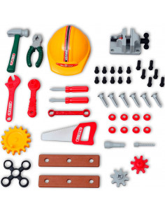 Gioco per Bambini Banco da Lavoro con Attrezzi Verde e Grigio 2