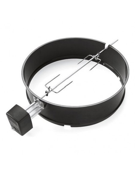 Girarrosto Weber 07494 Per Barbecue Kettle 57 Nero e Inox Nero e Inox