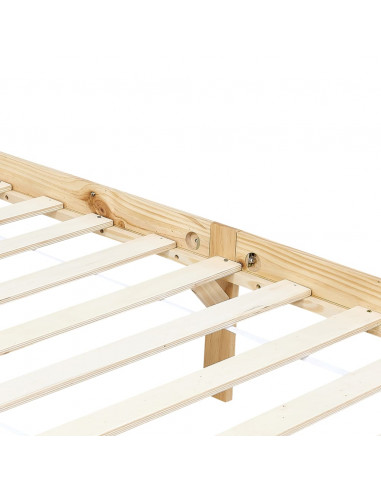 Giroletto a Baldacchino in Legno Massello di Pino 100x200 cm