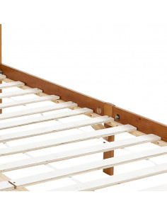 Giroletto a Baldacchino Marrone Miele Massello Pino 100x200 cm