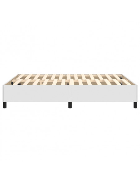 Giroletto a Molle Bianco 140x190 cm in Similpelle
