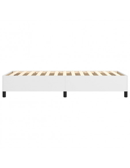 Giroletto a Molle Bianco 80x200 cm in Similpelle