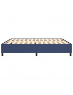 Giroletto a Molle Blu 180x200 cm in Tessuto