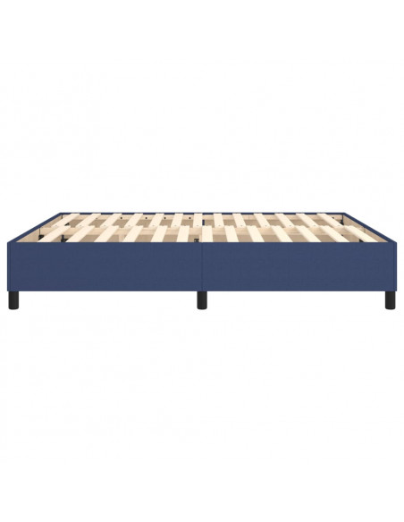 Giroletto a Molle Blu 180x200 cm in Tessuto