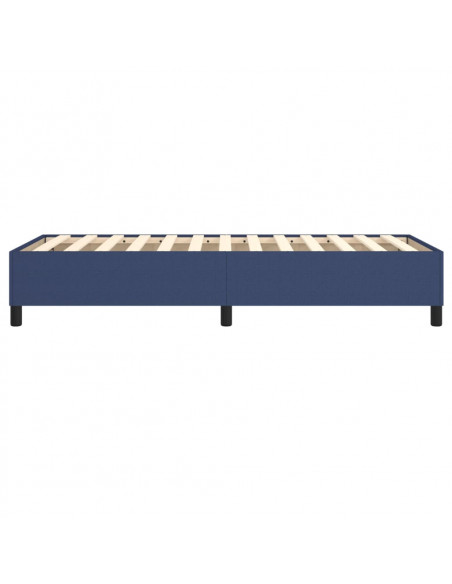 Giroletto a Molle Blu 80x200 cm in Tessuto