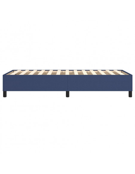 Giroletto a Molle Blu 90x200 cm in Tessuto