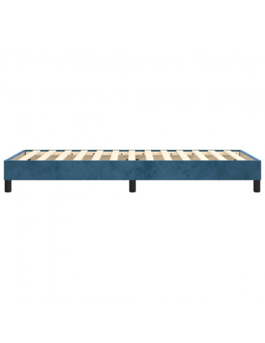Giroletto a Molle Blu Scuro 100x200 cm in Velluto