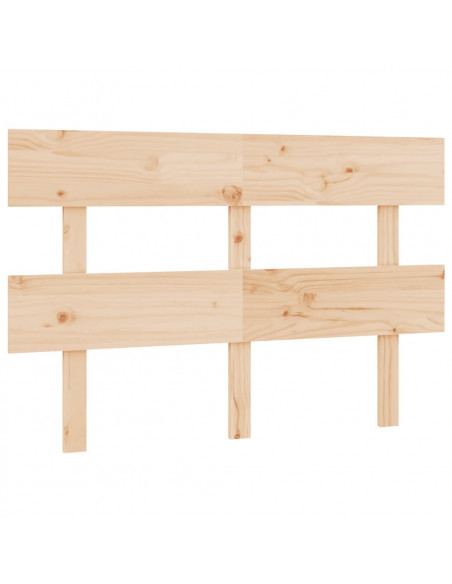 Testiera per Letto 184x3x81 cm in Legno Massello di Pino