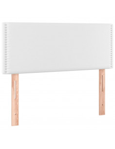 Giroletto a Molle con Materasso Bianco 120x200 cm in Similpelle 2