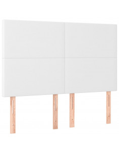 Giroletto a Molle con Materasso Bianco 140x190 cm in Similpelle 2