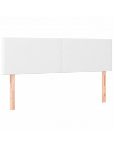 Giroletto a Molle con Materasso Bianco 140x190 cm in Similpelle 2