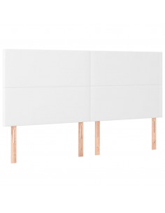 Giroletto a Molle con Materasso Bianco 180x200 cm in Similpelle 2