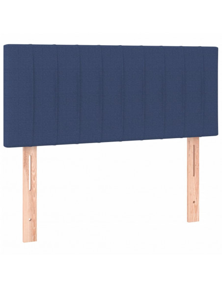 Giroletto a Molle con Materasso Blu 100x200 cm in Tessuto