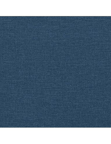 Giroletto a Molle con Materasso Blu 120x200 cm in Tessuto