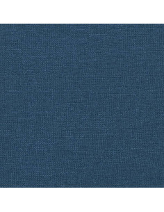 Giroletto a Molle con Materasso Blu 140x200 cm in Tessuto 2