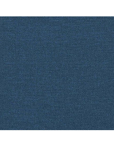 Giroletto a Molle con Materasso Blu 160x200 cm in Tessuto
