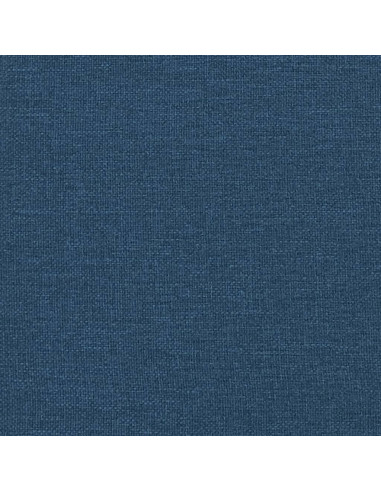 Giroletto a Molle con Materasso Blu 160x200 cm in Tessuto