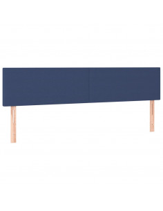 Giroletto a Molle con Materasso Blu 180x200 cm in Tessuto 2