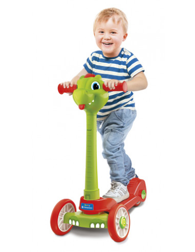 Clementoni Action & Réaction - Baby Dragon Push Scooter