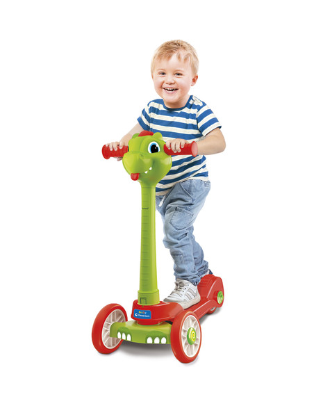 Clementoni Action & Réaction - Baby Dragon Push Scooter