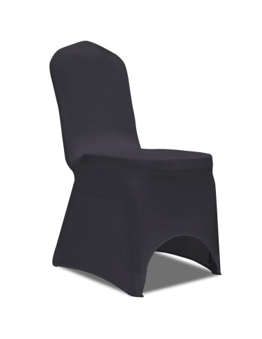 Fodera Elastica per Sedie 4 pz Antracite