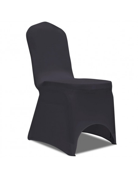 Fodera Elastica per Sedie 4 pz Antracite