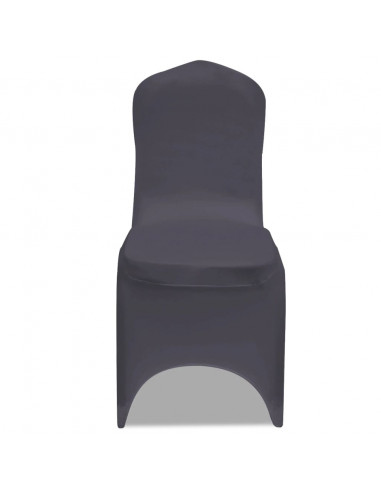 Fodera Elastica per Sedie 4 pz Antracite