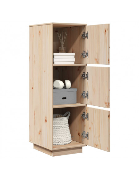 Credenza 34x40x108,5 cm in Legno Massello di Pino