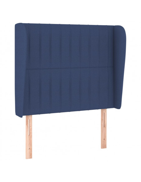 Giroletto a Molle con Materasso Blu 80x200 cm inTessuto