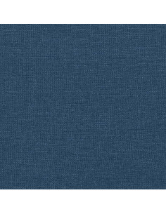 Giroletto a Molle con Materasso Blu 90x190 cm in Tessuto 2