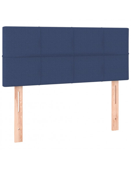 Giroletto a Molle con Materasso Blu 90x190 cm in Tessuto