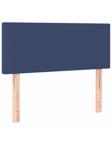 Giroletto a Molle con Materasso Blu 90x190 cm in Tessuto
