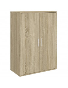 Credenza Rovere Sonoma 60x31x84 cm in Legno Multistrato 2