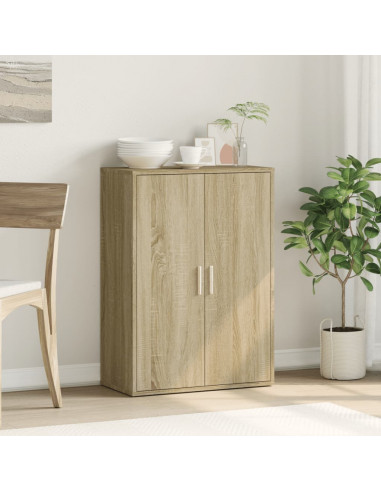 Credenza Rovere Sonoma 60x31x84 cm in Legno Multistrato