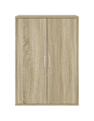 Credenza Rovere Sonoma 60x31x84 cm in Legno Multistrato