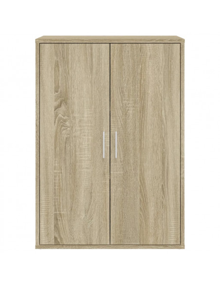Credenza Rovere Sonoma 60x31x84 cm in Legno Multistrato