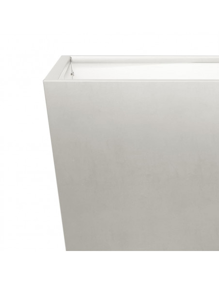 Fioriere da Giardino 2 pz 40x40x40 cm in Acciaio Inox