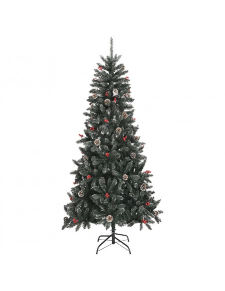 Albero di Natale Artificiale con Base Verde 240 cm PVC