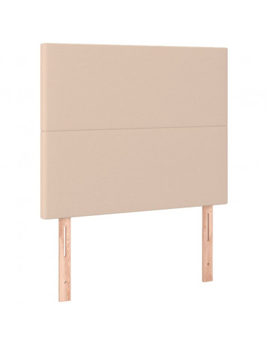 Giroletto a Molle con Materasso Cappuccino 100x200cm Similpelle