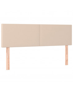 Giroletto a Molle con Materasso Cappuccino 140x200cm Similpelle 2