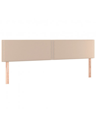 Giroletto a Molle con Materasso Cappuccino 180x200cm Similpelle