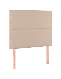 Giroletto a Molle con Materasso Cappuccino 90x190 cm Similpelle 2