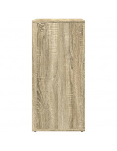 Credenza Rovere Sonoma 79x38x80 cm in Legno Multistrato 2