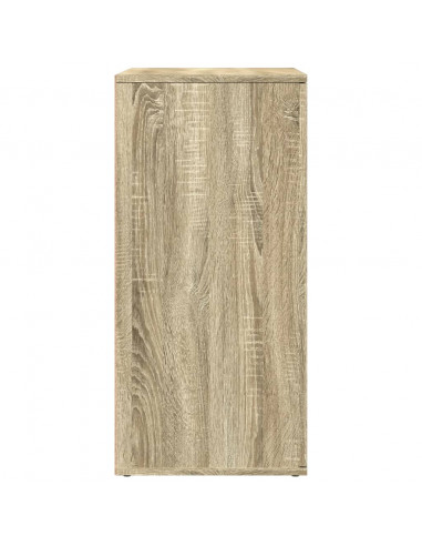 Credenza Rovere Sonoma 79x38x80 cm in Legno Multistrato